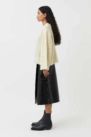 Camilla And Marc - Orchid Knit Crew Off White