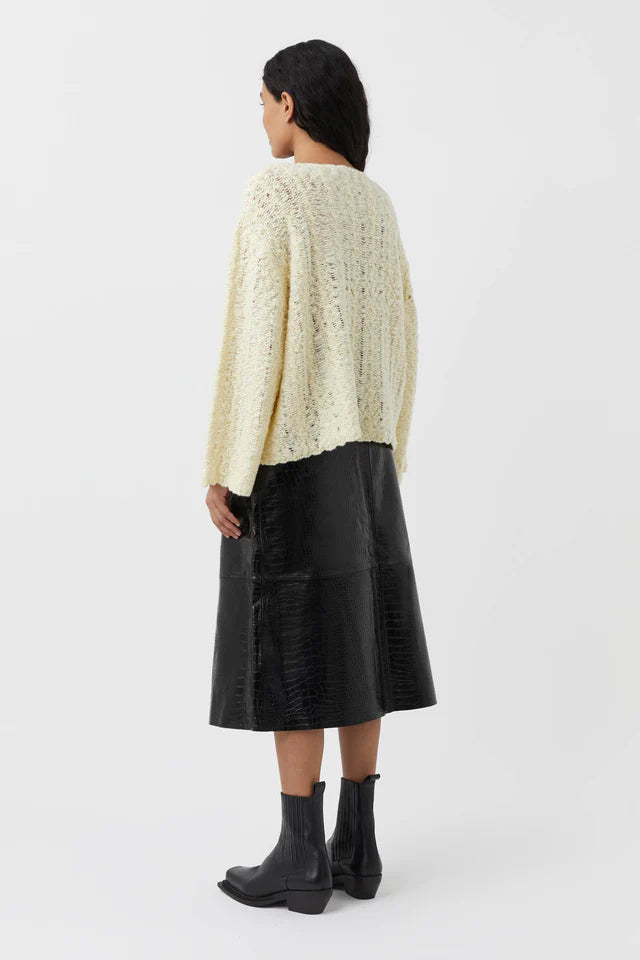Camilla And Marc - Orchid Knit Crew Off White