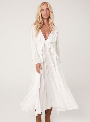 Spell Fleur Lace Gown - White
