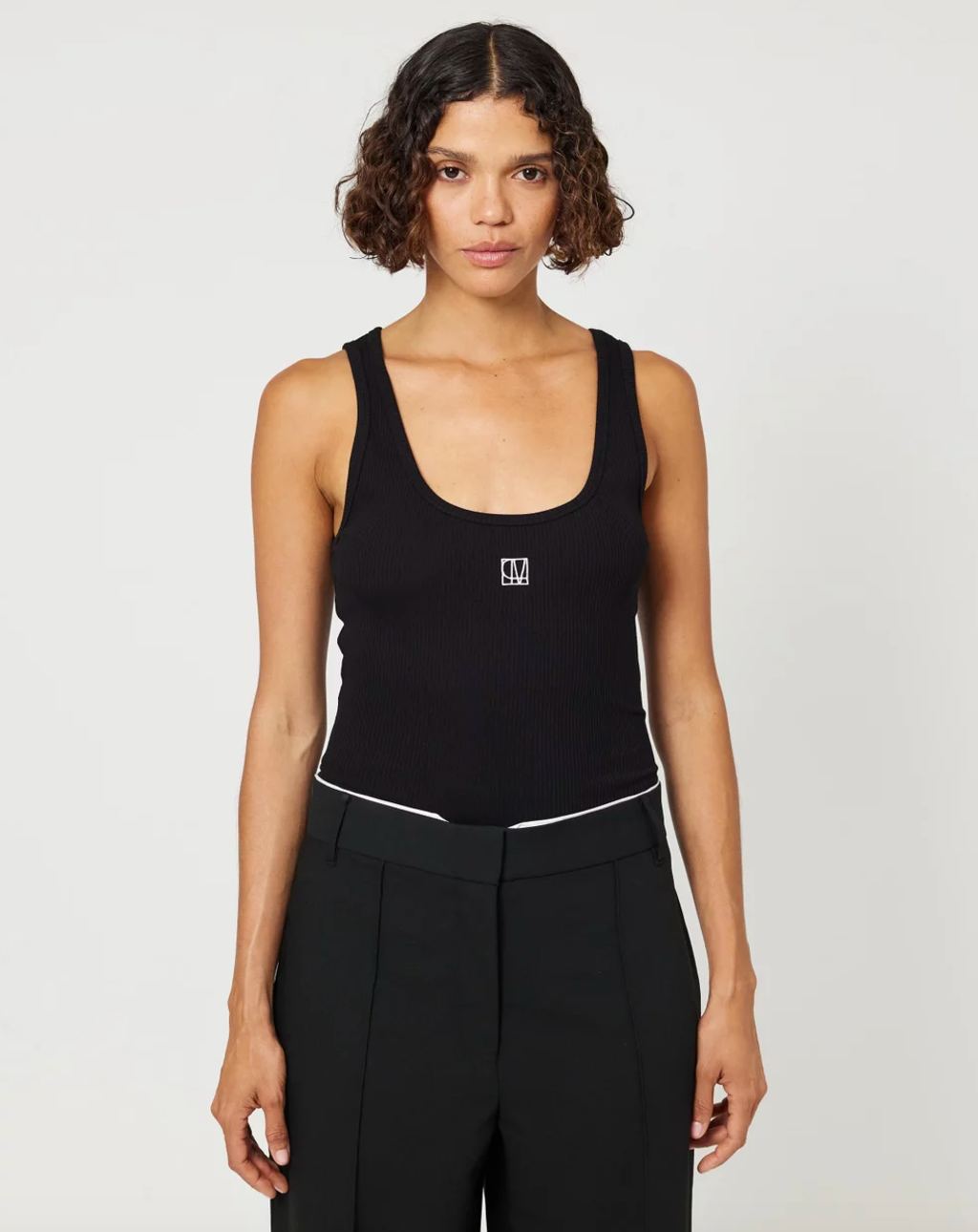 Camilla and Marc Nora Scoop Neck Tank - Black