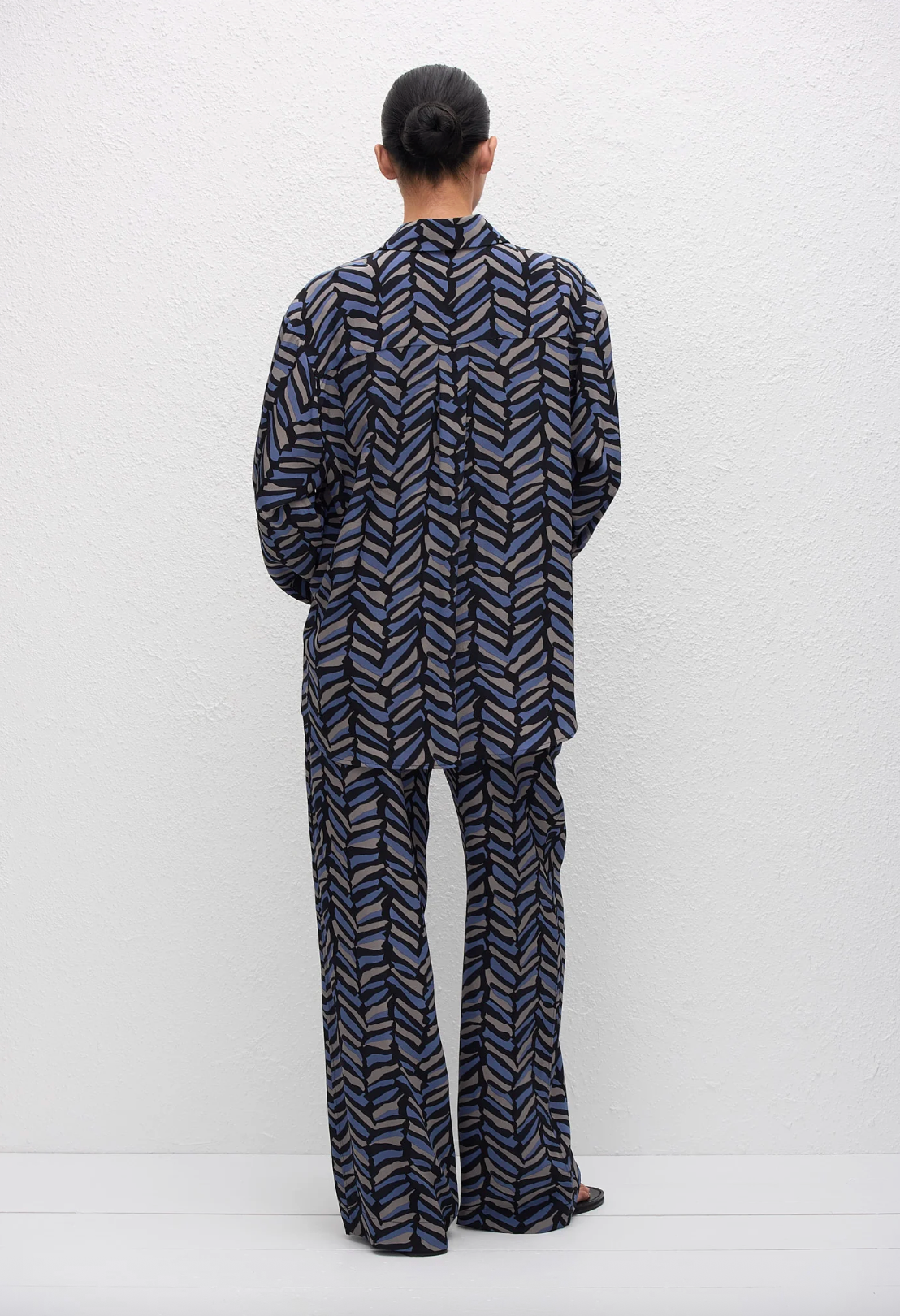 Matteau Long Sleeve Silk Shirt - Palermo