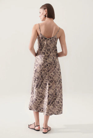 Silk Laundry 90s Slip Dress - Aster Floral