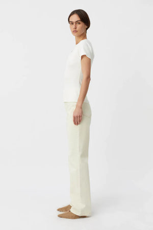 Camilla And Marc Nora Fitted Tee - Soft White