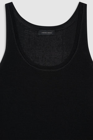 Anine Bing Giorgio Sweater tank - Black