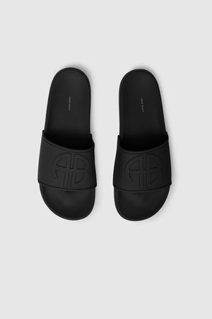 Anine Bing Isla Slides - Black