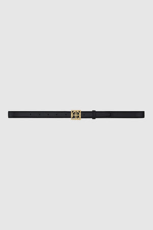 Anine Bing Monogram belt - Black