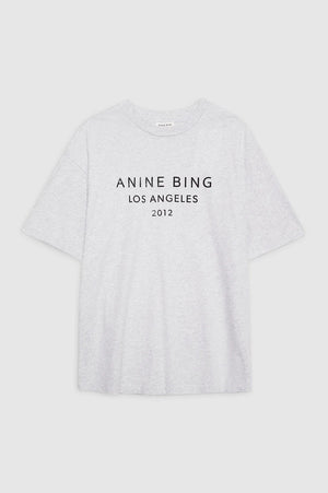 Anine Bing Myers Tee - Heather Grey