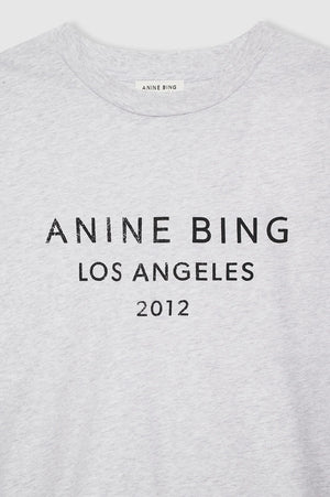 Anine Bing Myers Tee - Heather Grey