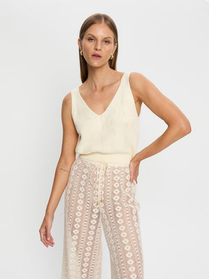 Kivari Aloe Knit Cami Natural