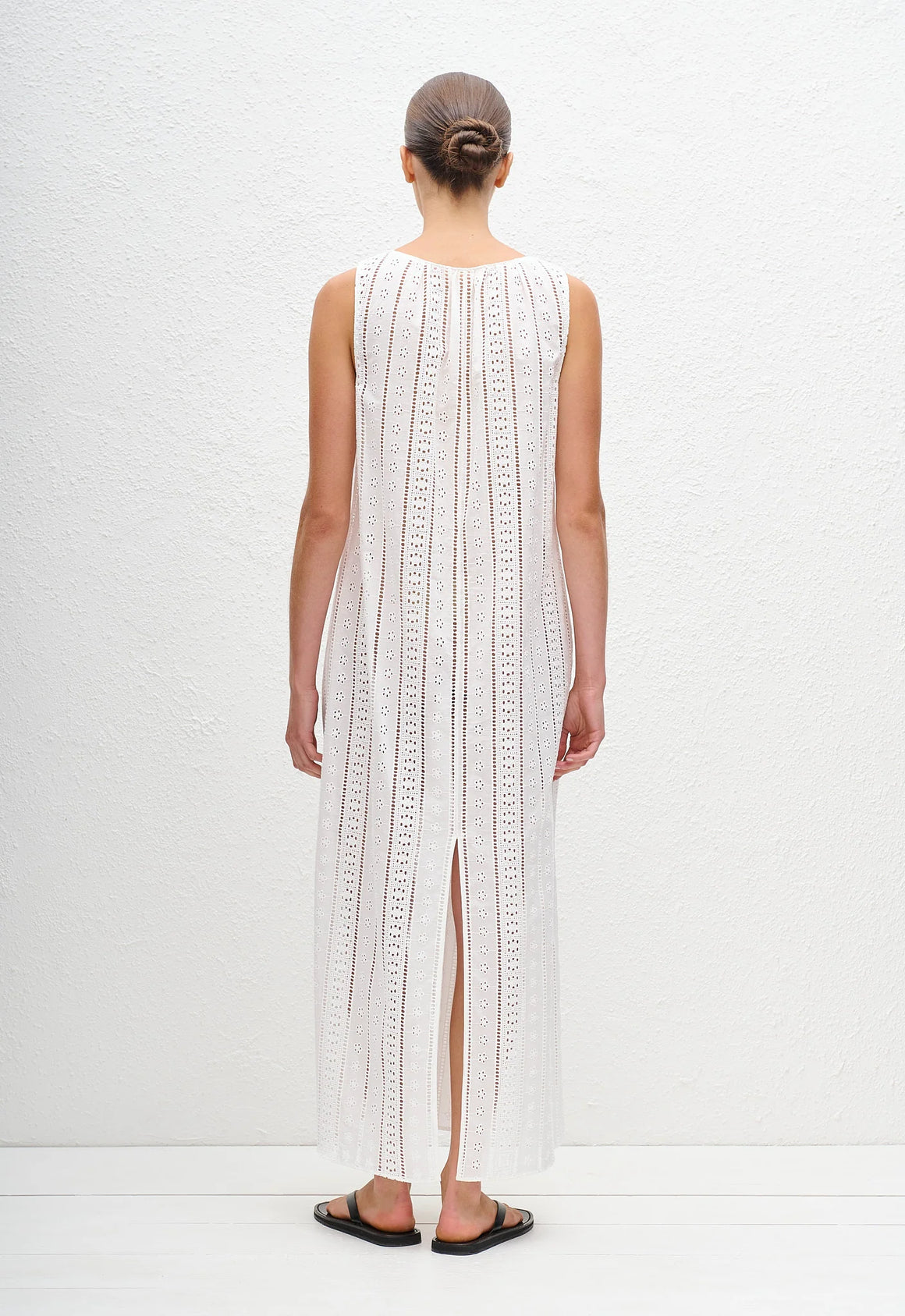 Matteau Broderie Day Dress - White