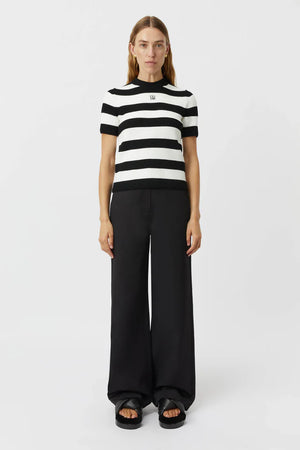 Camilla and Marc Umi Knit Tshirt - Black/White