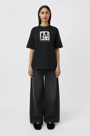 Camilla and Marc Alva Graphic Tee - Black/Soft White