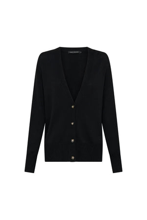 Camilla and Marc Marcie V Neck Cardigan - Black