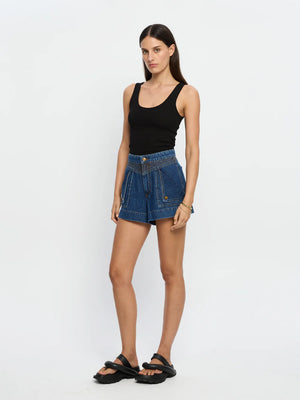 Kivari Celene Denim Short - Paloma