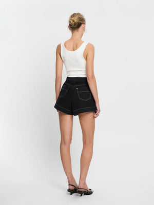 Kivari Celene Denim Short - Black