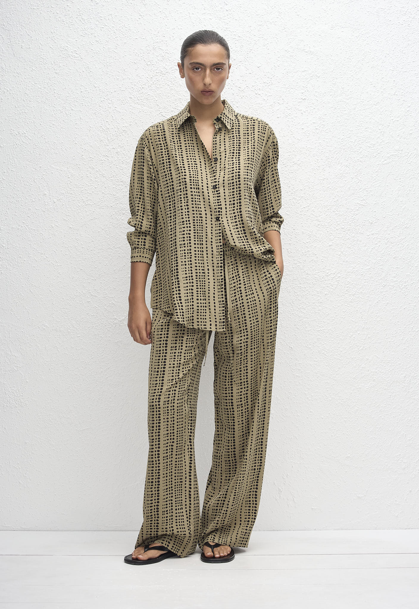 Matteau Drawsting Trouser - Savanna In Desert