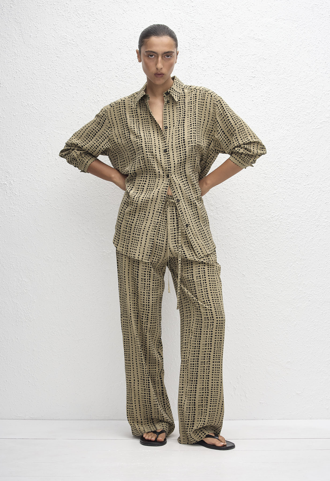 Matteau Drawsting Trouser - Savanna In Desert
