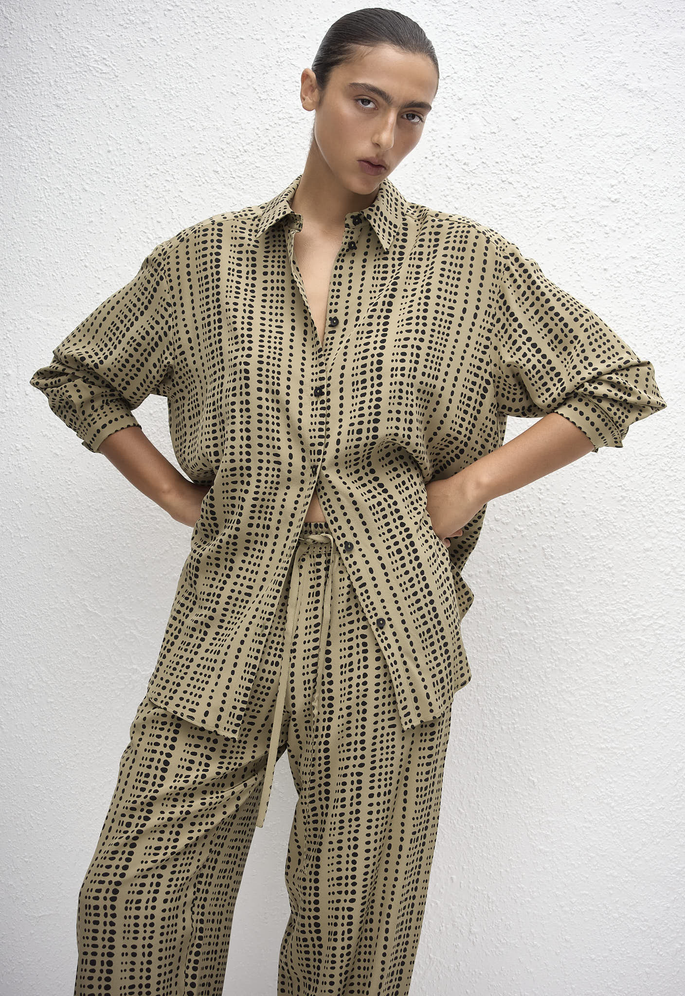 Matteau Drawsting Trouser - Savanna In Desert