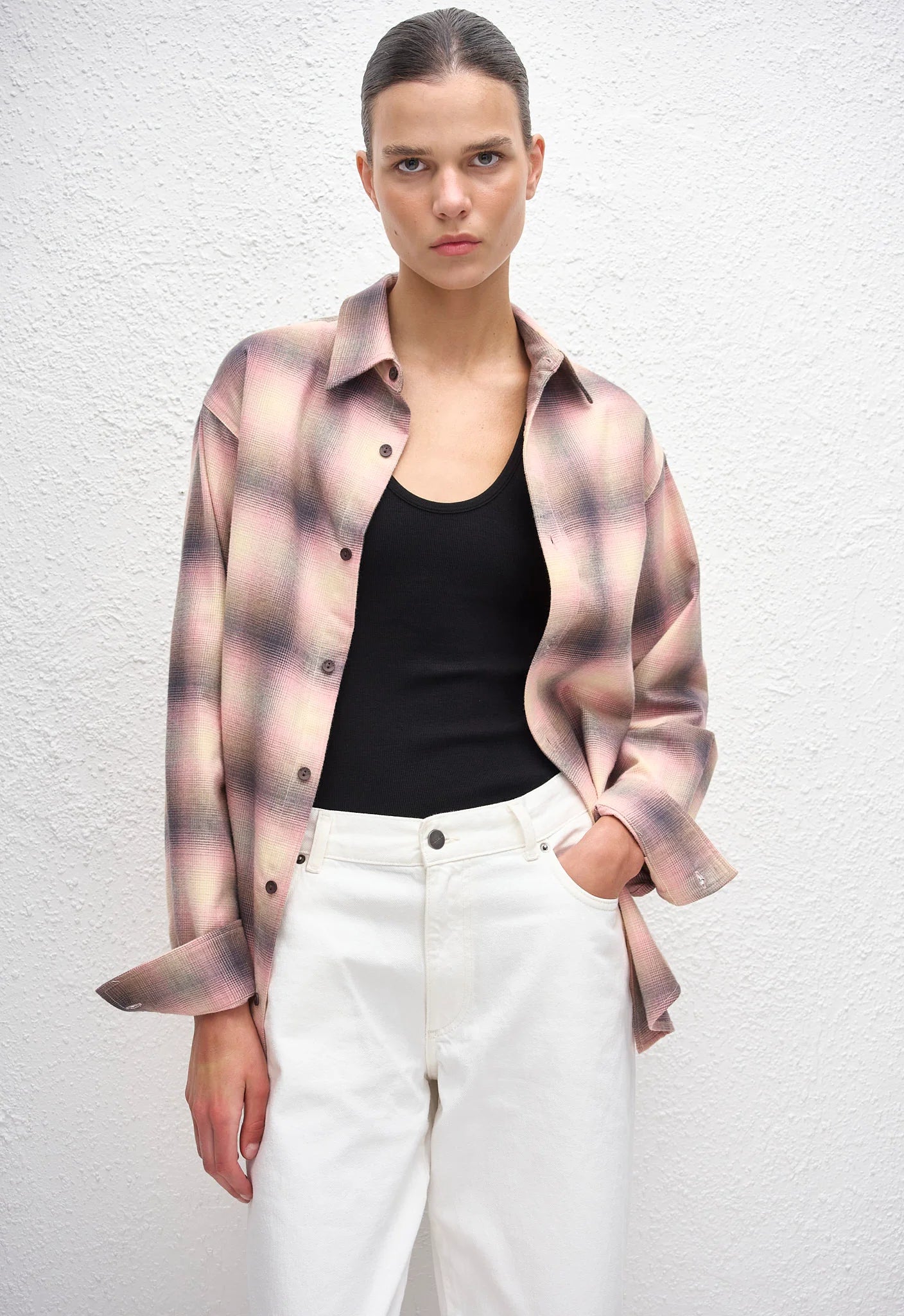 Matteau Flannel Shirt - Coral