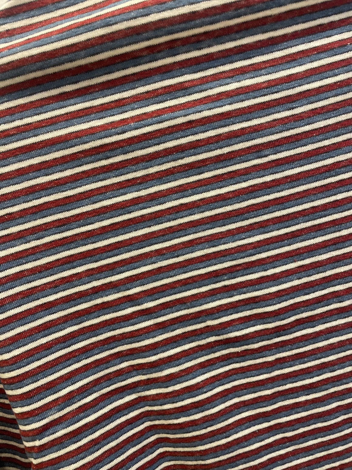Bassike Vintage Stripe Heritage L/S T.Shirt - Red/White/Blue