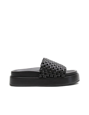 La Tribe Knotted Platform Slide - Pepper