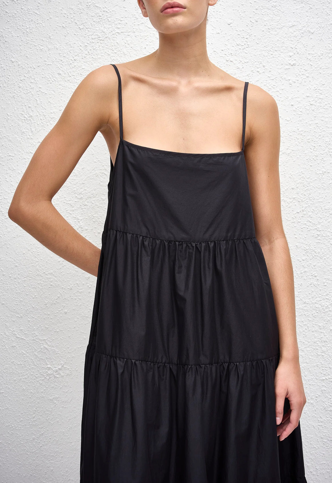 Matteau Tiered Sundress - Black