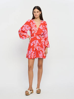 Kivari Olina Tie Front Mini Dress