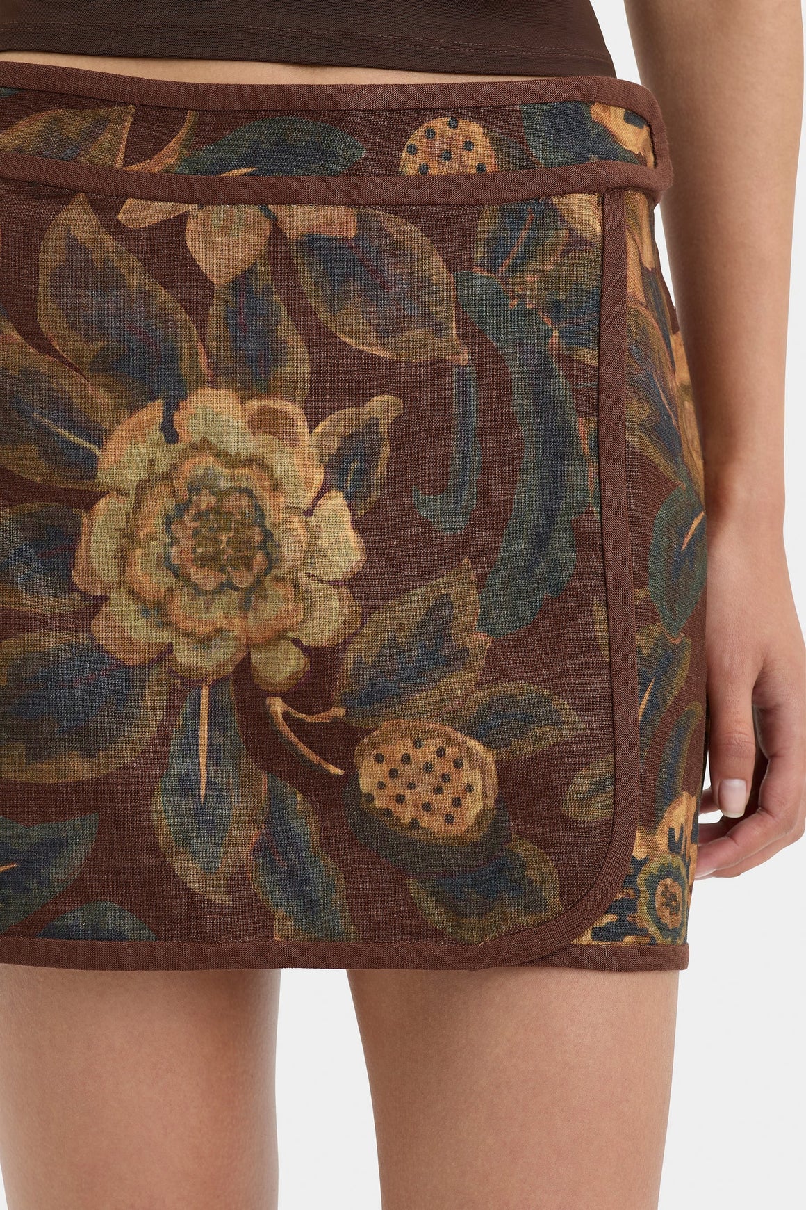 SIR. Jerry Mini Skirt - Tapestry