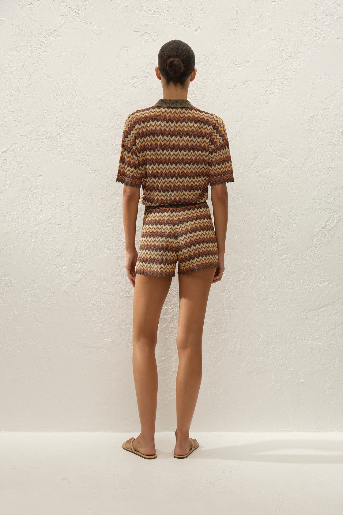 Faithfull the Brand Raya Polo Top Lais Stripe