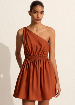 Matteau Twist Shoulder Mini Dress - Sienna