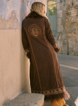 Spell Clemence Coat - Cocoa