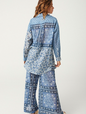 Spell Sunshine Bandit Shirt Dress - Chambray