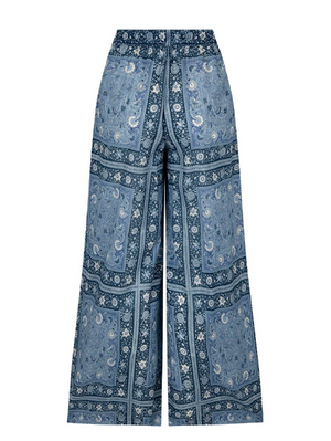 Spell Sunshine Bandit Wide Leg Pants - Chambray