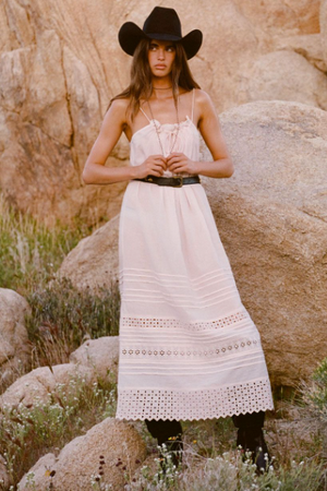 Spell Love In The Afternoon Lace Maxi Dress - Rose Water