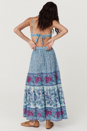 Spell Love Jetty Maxi Skirt - Blue Nirvana