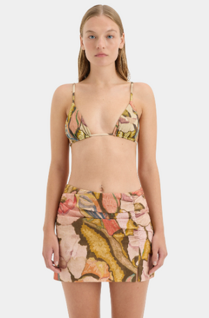 SIR. Talulah Mini Skirt - Sanderling Floral