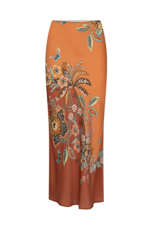 Spell Mojave Lily Bias Skirt - Amber