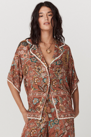 Spell Mojave Lily Shirt - Amber