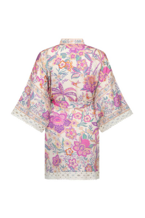 Spell Mojave Lily Short Robe - Opal