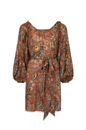 Spell Mojave Lily Tunic Dress - Amber