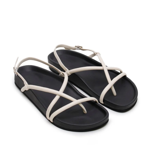 La Tribe Tube Sandal - Tofu/Black