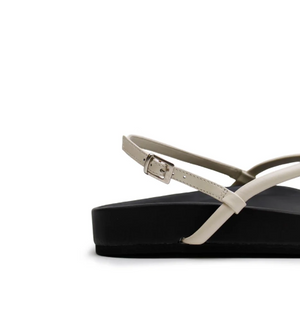 La Tribe Tube Sandal - Tofu/Black