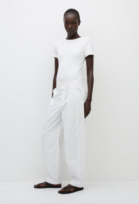 Matteau Relaxed Cargo Pant - White