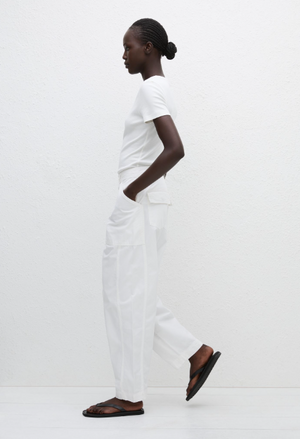 Matteau Relaxed Cargo Pant - White