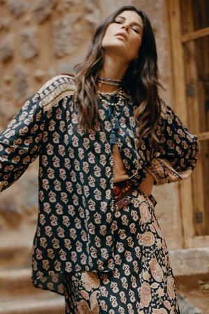 Spell Marmont Blouse - Whiskey