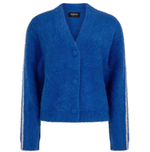 Nagnata Brushed Alpaca Cardigan - Lapis