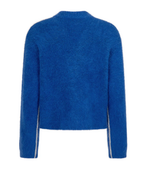 Nagnata Brushed Alpaca Cardigan - Lapis