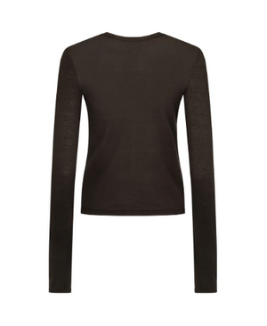Nagnata Essentials Long Sleeve Top - Chocolate