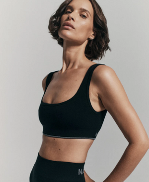 Nagnata Classic Wool Bralet - Black