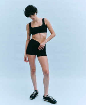 Nagnata Classic Wool Bralet - Black